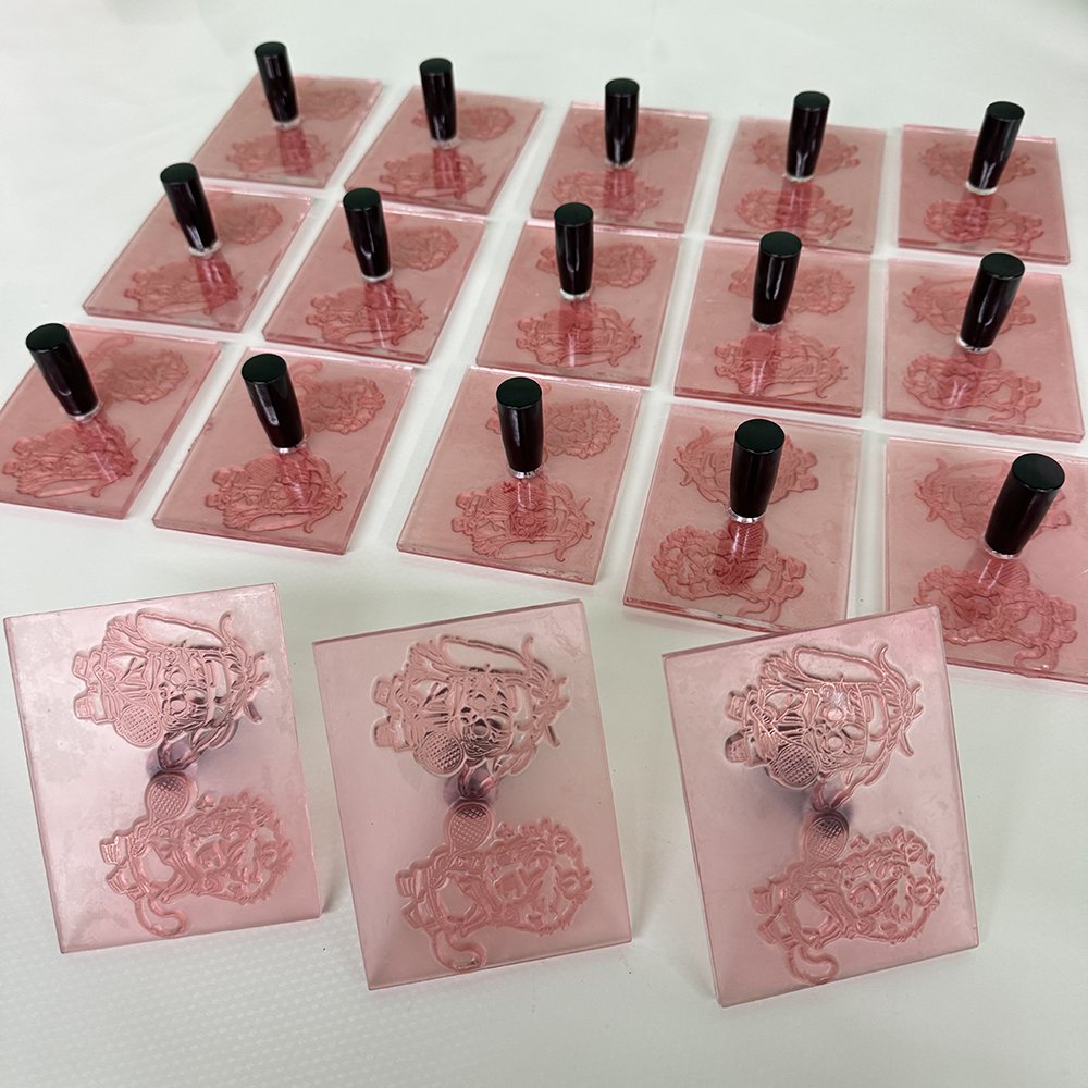 Big logo stamp custom acrylic stamp personalized design acrylic custom big logo stamp