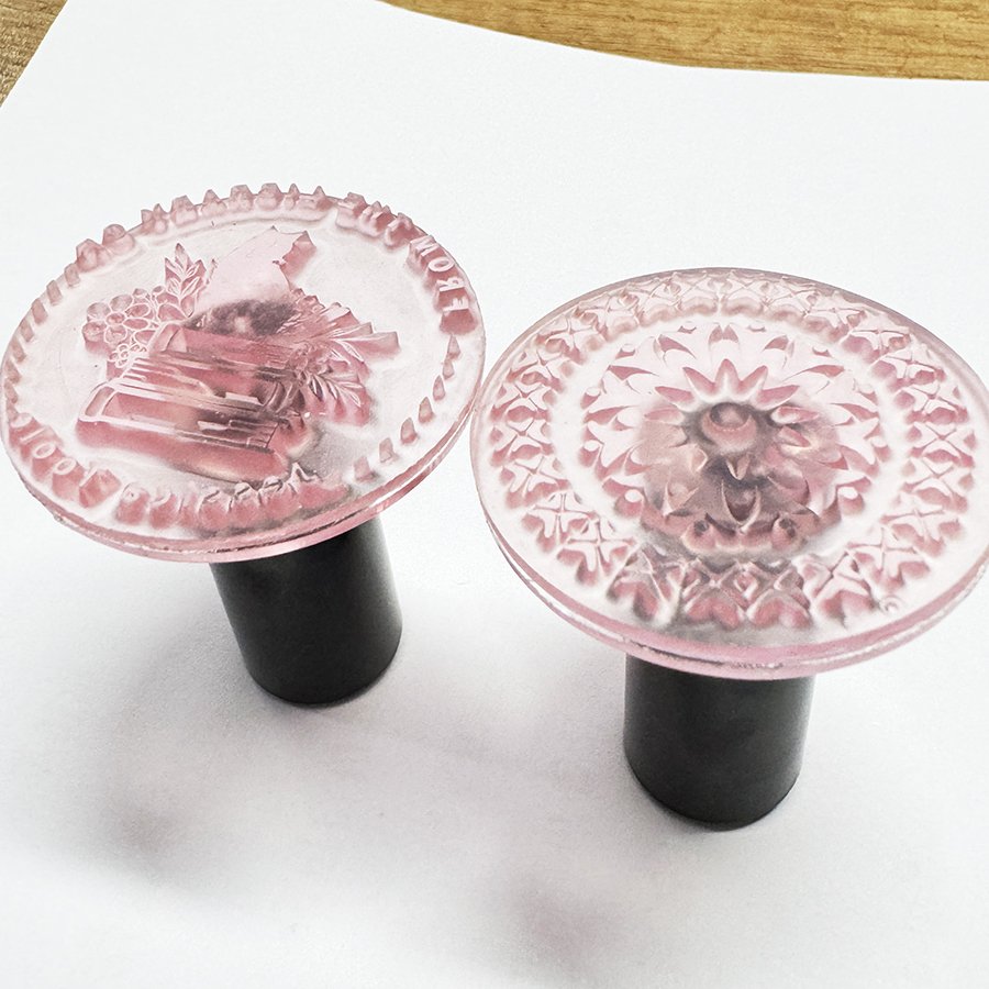 Big logo stamp custom acrylic stamp personalized design acrylic custom big logo stamp