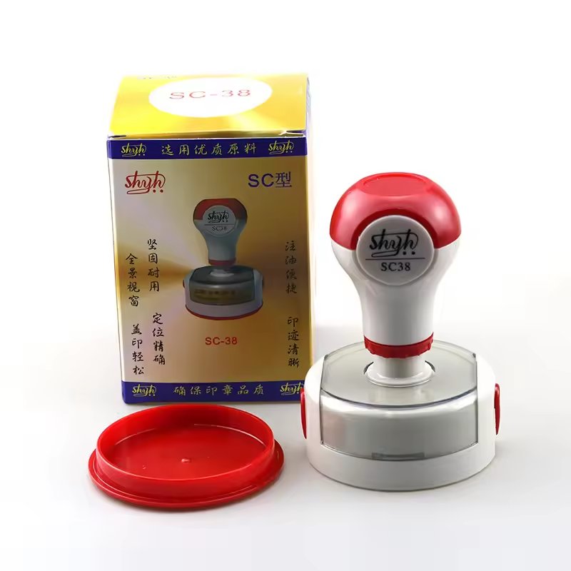 High Quality SC Model Photosensitive Handle Sellos Name Stamp Personalized Self Inking Custom Stamp Flash Stamp