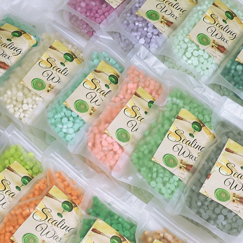 130Colors High Quality 500G Octagonal Wax Seal Beads Vintage Envelope Sealing Wax Stamp