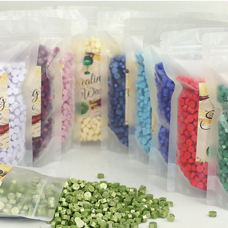 130Colors High Quality 500G Octagonal Wax Seal Beads Vintage Envelope Sealing Wax Stamp