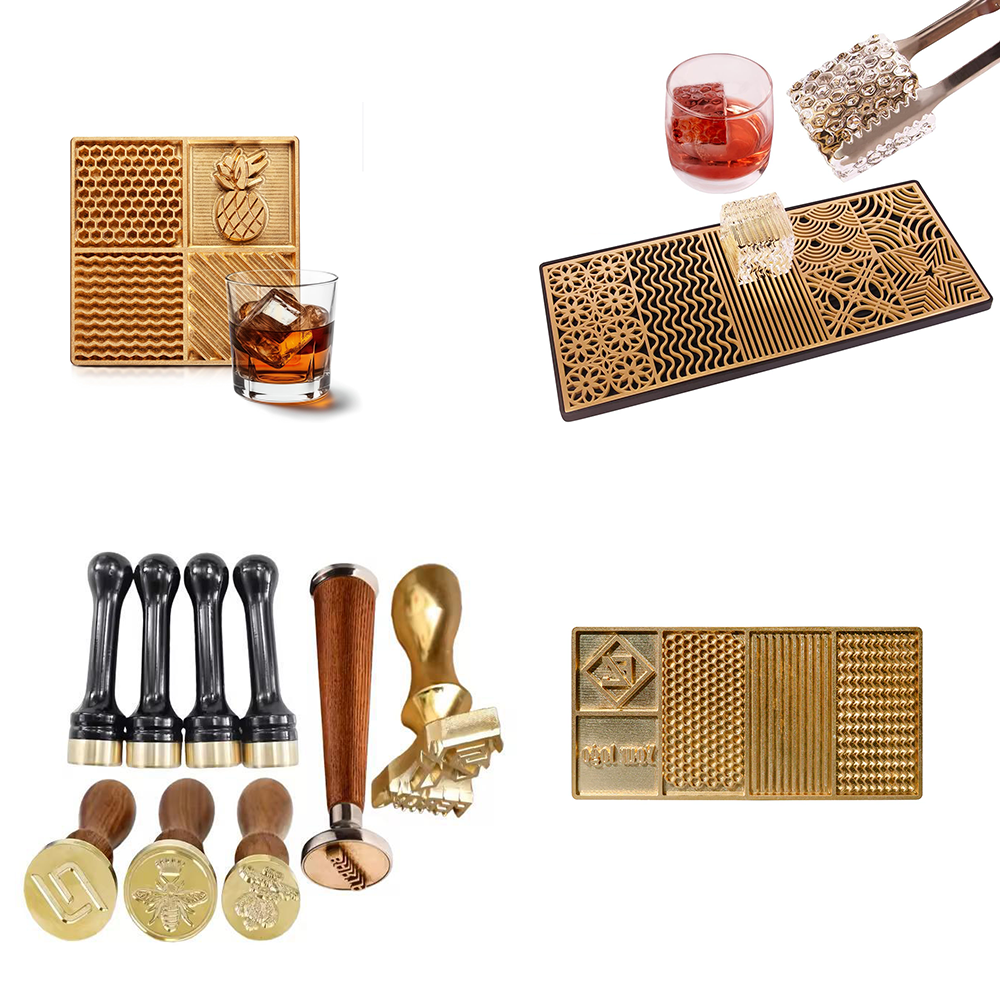 Stamp Logo Brass Hot Heat Foil Letters Branding Presscustom custom ice stamp