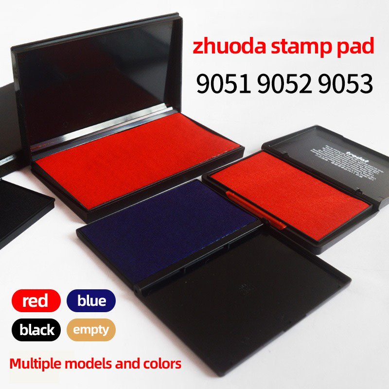 High quality stamp pad in red, blue, black, and multiple colors Trodat