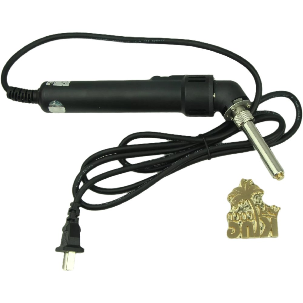 Customized Coconut shells Logo Stamp Brander Handheld Soldering Iron Logo Stamper Coconut Hot Heat Sealing Mark thermal Stamp