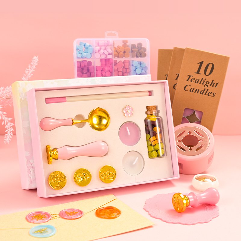Sentimental Gifts: 25-Piece Wax Stamp Set for Special Occasions