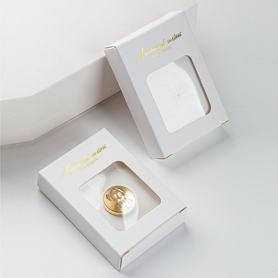 Copper head packaging box, high-quality stamp head storage box, gift decoration small box/manufacturer wholesale