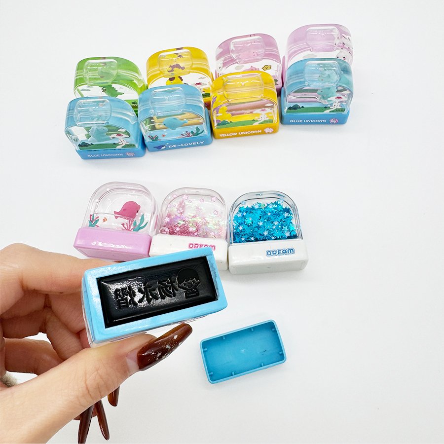Ready to Ship floating stamps cute toy water world wholesale stamp kids decoration toy stamp for kid