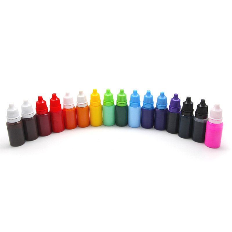 White Stamp Ink Color 10ml 1000ml Bottled Textile Self Inking Stamp Seal Refill Oil Fabric Stamp Ink For Clothes Fabric