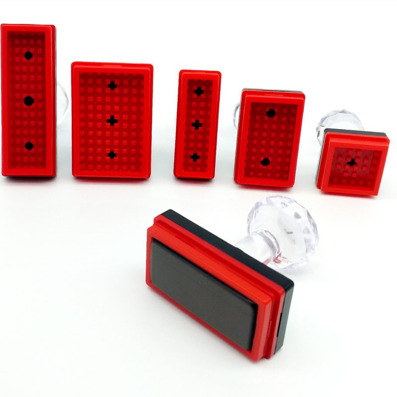 JPS OEM Sellos Personalizados Logo Stamp Small Business Rectangular Photosensitive Material Stamp