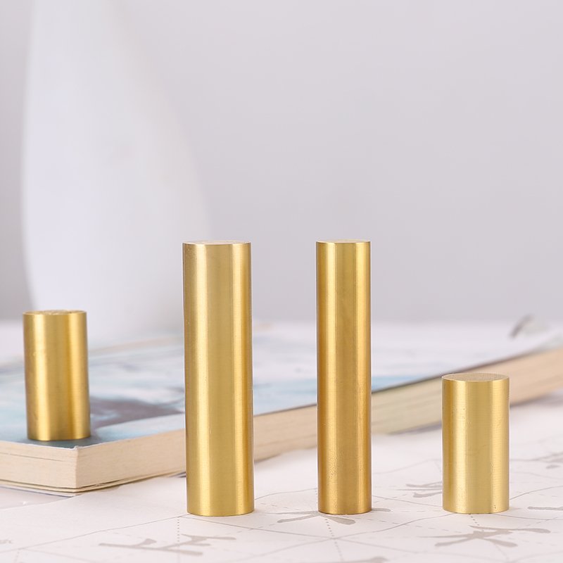 Customized Brass Circular Seal - Japanese-style Round Stamp, Featuring Personal Name Engraving for Calligraphy Expressions