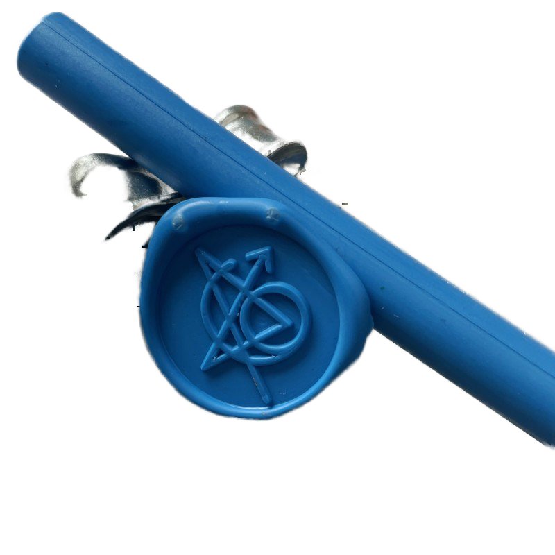 Blue 135*11mm sealing wax sticks for glue gun for decoration , production application