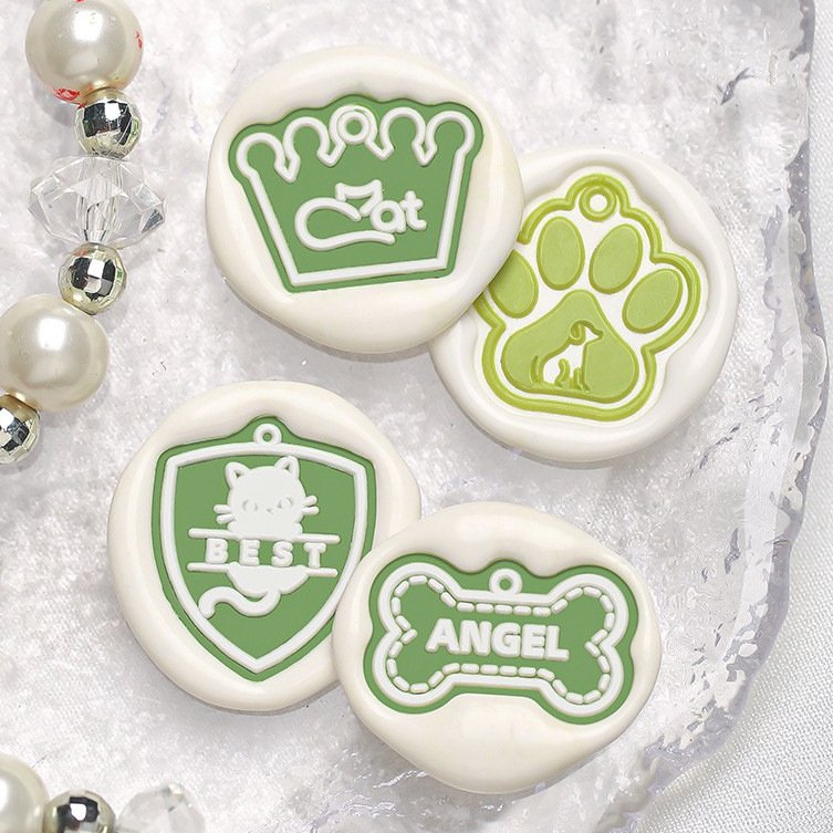 New Pet Brand Series Solid Brass Stamps Embossed Sealing Wax Beads Metal Head Stamps Holiday Gift Manufacturer Wholesale