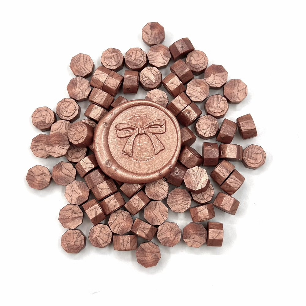 Custom logo decoration used self adhesive wax seal sticker for wedding
