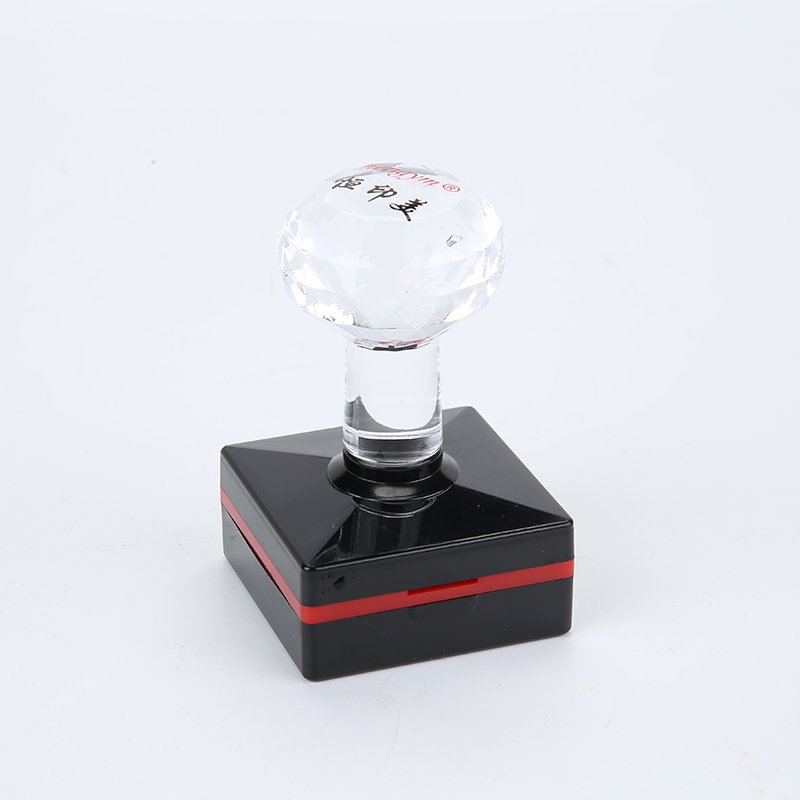 DIY photosensitive office stickers square circular rectangular double bubble flash rubber stamp can replenish ink