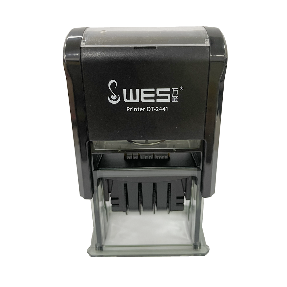 WES Make Dater Self Inking Stamp Dual Color Ink Pad Date Stamp DT--2441