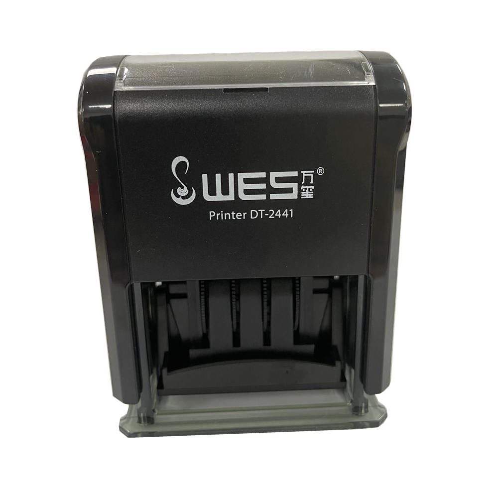 WES Make Dater Self Inking Stamp Dual Color Ink Pad Date Stamp DT--2441
