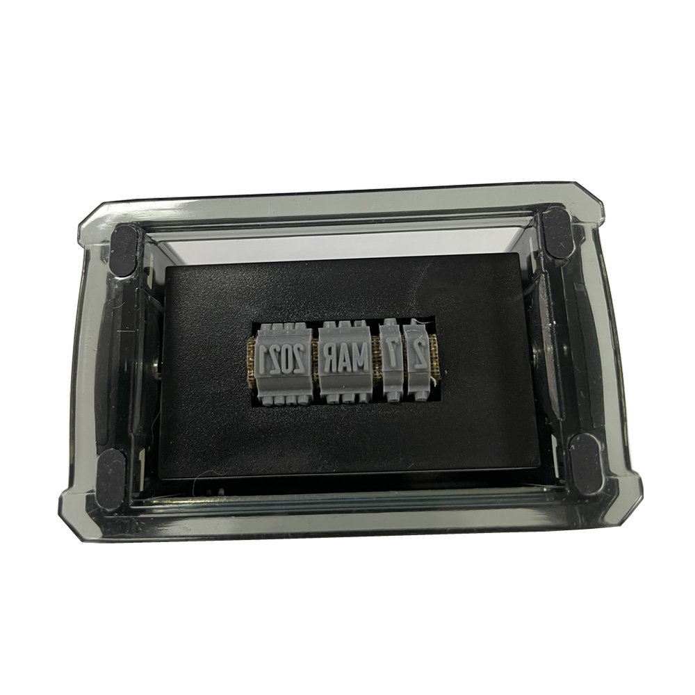 WES Make Dater Self Inking Stamp Dual Color Ink Pad Date Stamp DT--2441