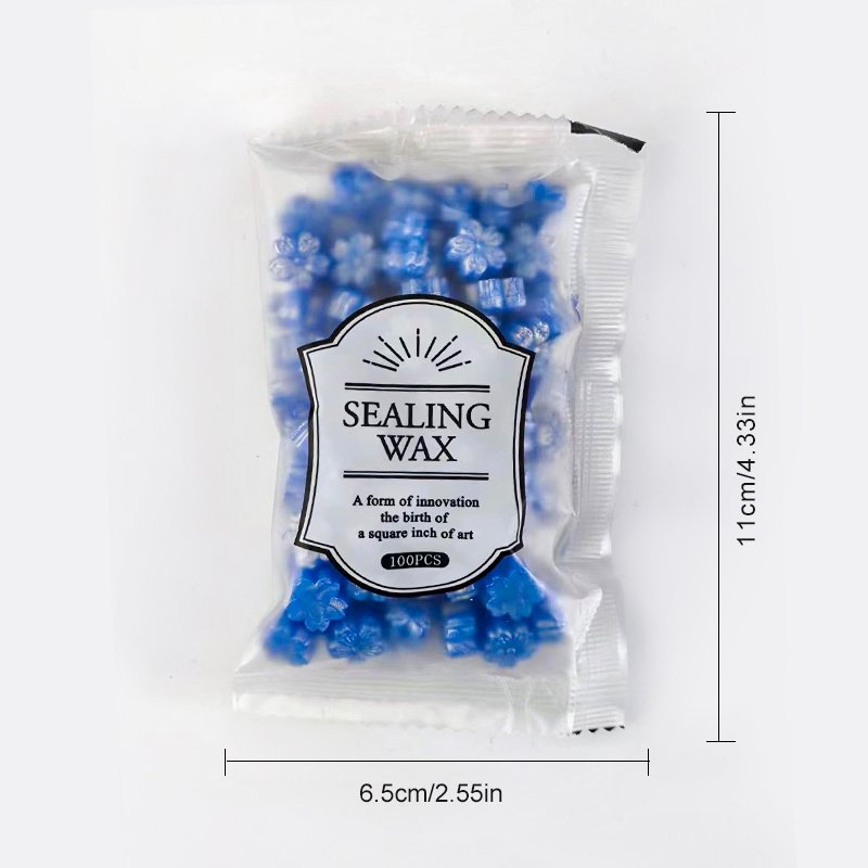Cherry blossom shaped wax bead lacquer wax is used for envelope invitation gift packaging cosmetic box manufacturers wholesale