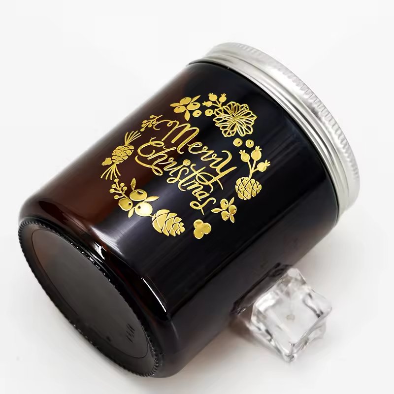 Custom Design Metal Stickers Waterproof Eco-Friendly Gift Box Transfer Metal Logo Stickers With Self-Adhesive