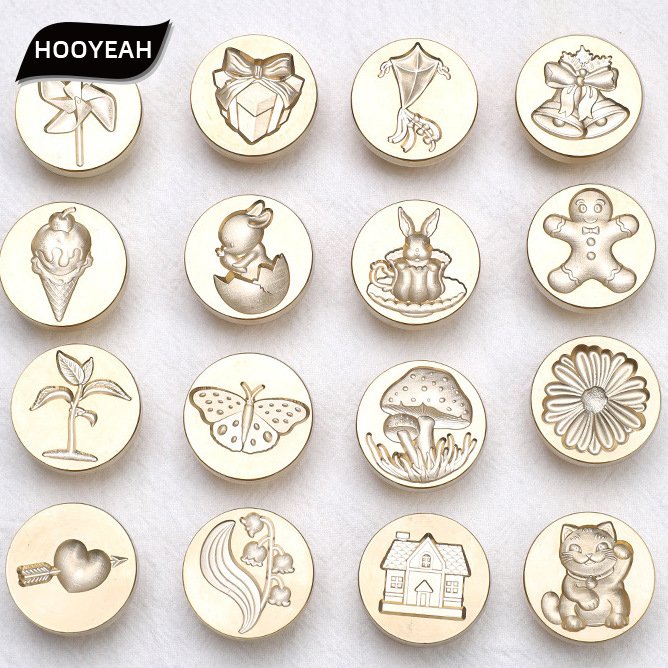Simple and Cute Cartoon Series Stamp 2.2cm Small Relief Pattern Seal Manufacturer
