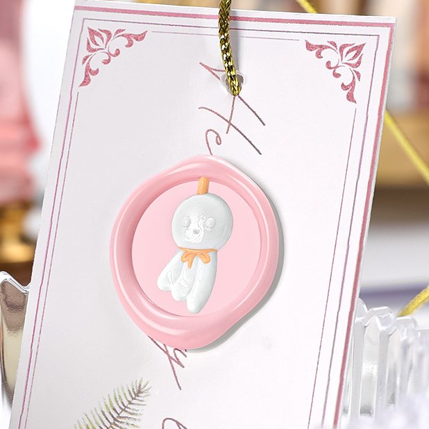 Simple and Cute Cartoon Series Stamp 2.2cm Small Relief Pattern Seal Manufacturer