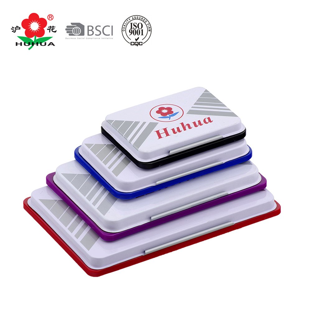 metal case stamp pad office ink pad refill ink stamp pad