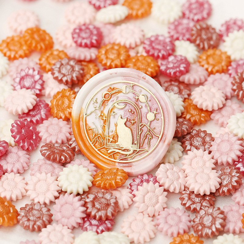 China Manufacturer Customized Stamps resin Diamond stamp gold Fountain pen stamp Wax seal bees Packed with Octagonal wax seal