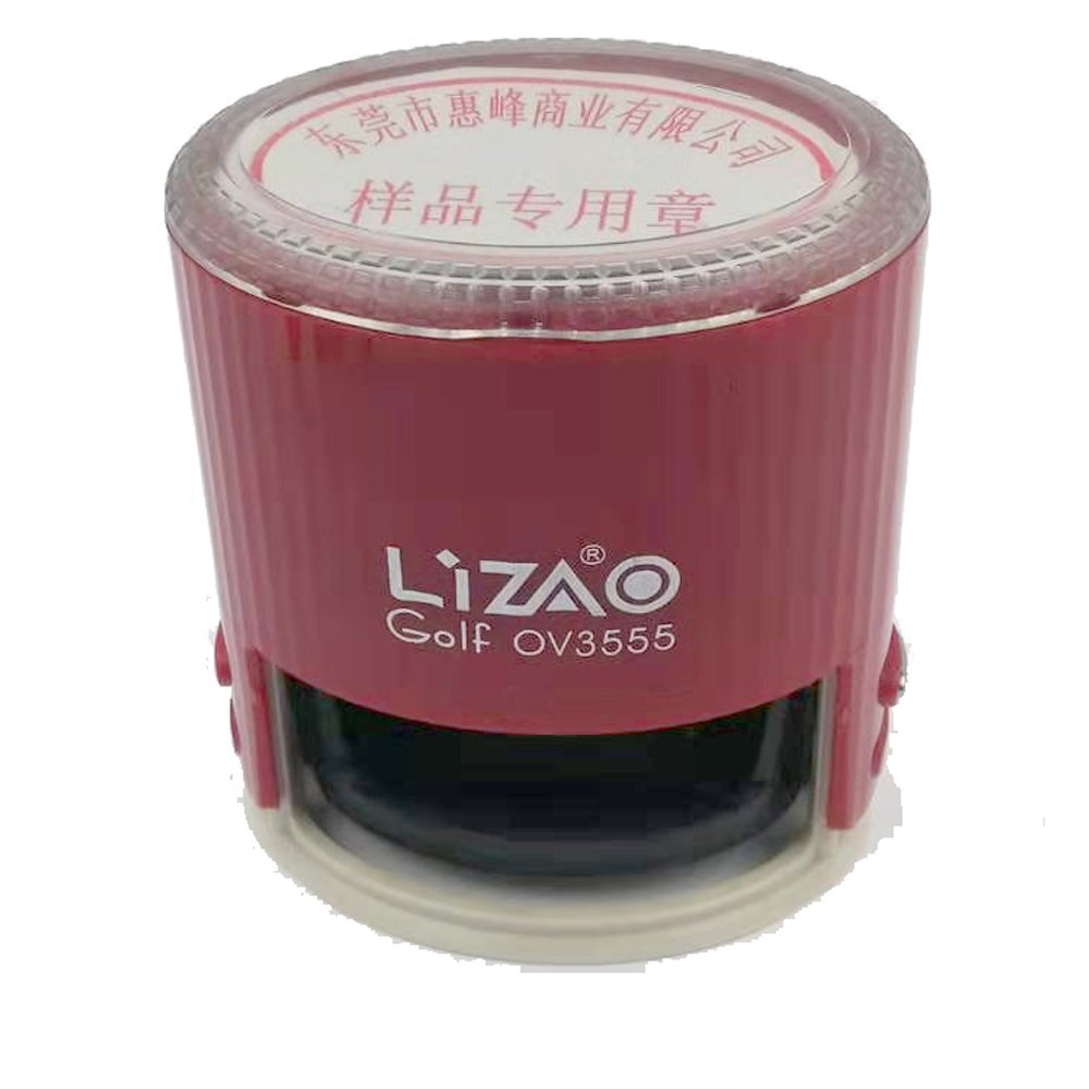 Custom thousands of times self-inking rubber text and date stamp plastics self-inked stamp