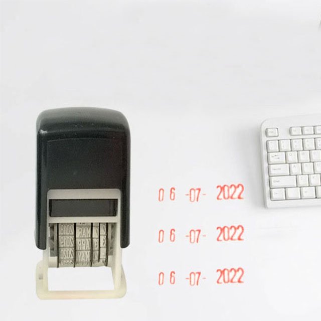 Custom Office Self-inking Date Stamp