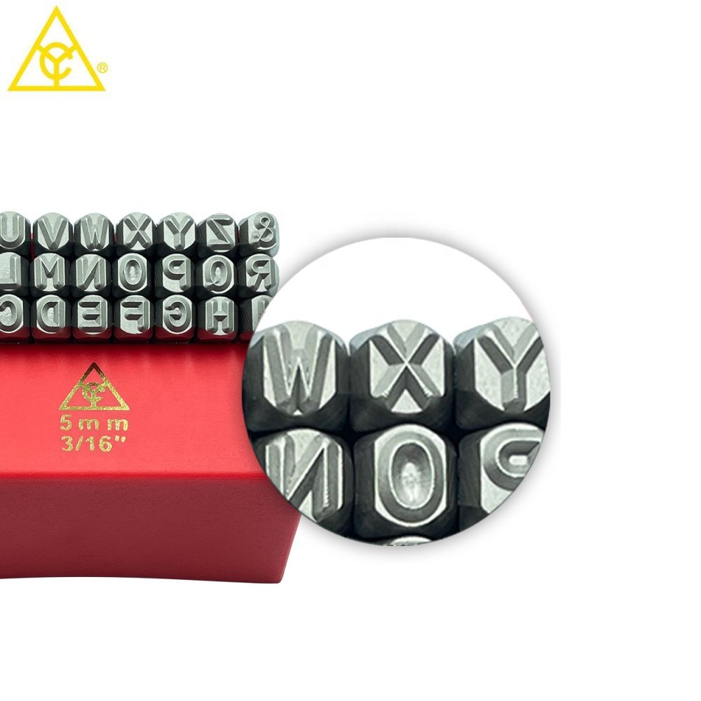 Factory wholesale stamp kit alphabet letter punch set
