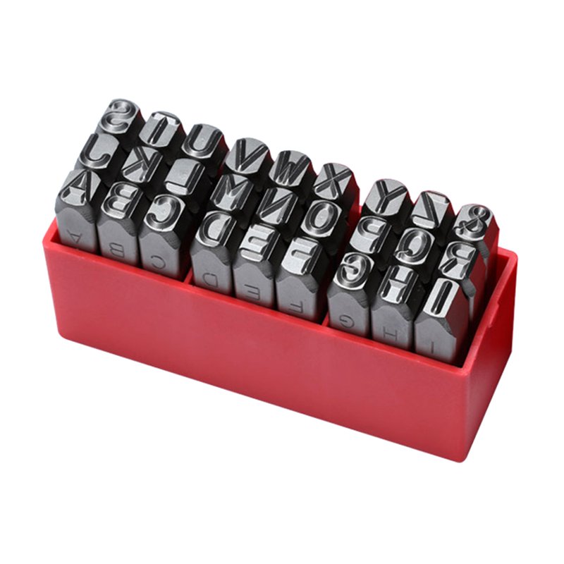 Factory wholesale stamp kit alphabet letter punch set