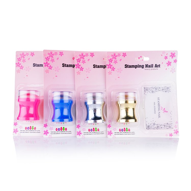DIY Transparent Silicone Nail Art Stamping Stamp Stamper Transfer Image Plate Manicure Nail Art Tool nail plate