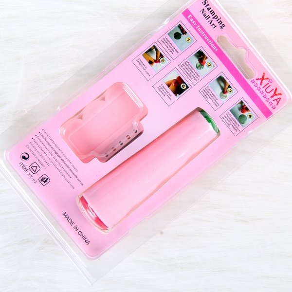 DIY Transparent Silicone Nail Art Stamping Stamp Stamper Transfer Image Plate Manicure Nail Art Tool nail plate