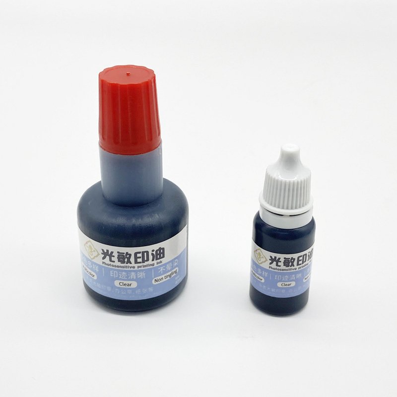 quality washable ink custom volume logo stamp pad refill ink textile fabric ink for flash stamp