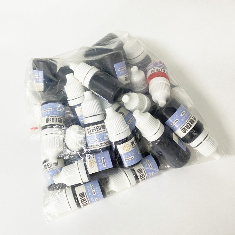 quality washable ink custom volume logo stamp pad refill ink textile fabric ink for flash stamp