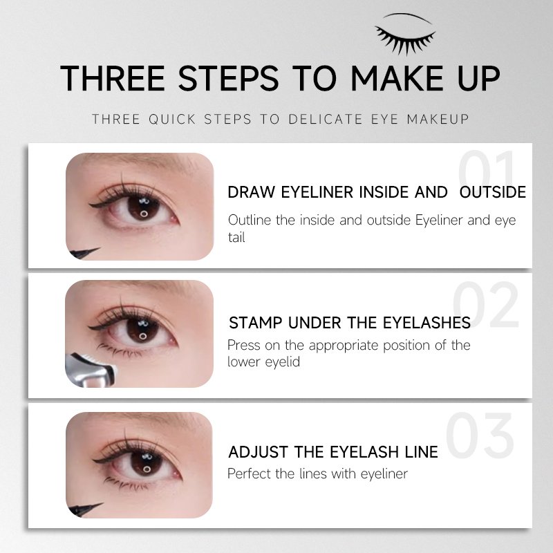 No Water Private Label Non Toxic Activated Wholesale Liquid Waterproof Custom Logo Bottle Magnetic Eyelashes Eyeliner