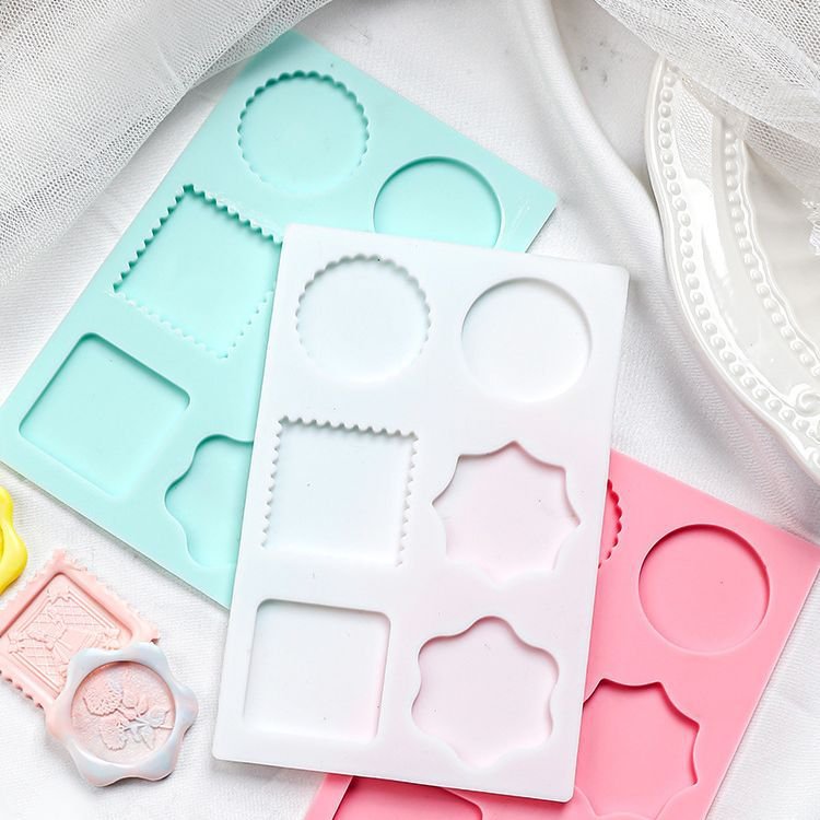 Wax Seal Stamp Silicone Mould Pad Sealing Wax Mold Mats Sealing Fix Shapes Envelope Invitation DIY Auxiliary Tool