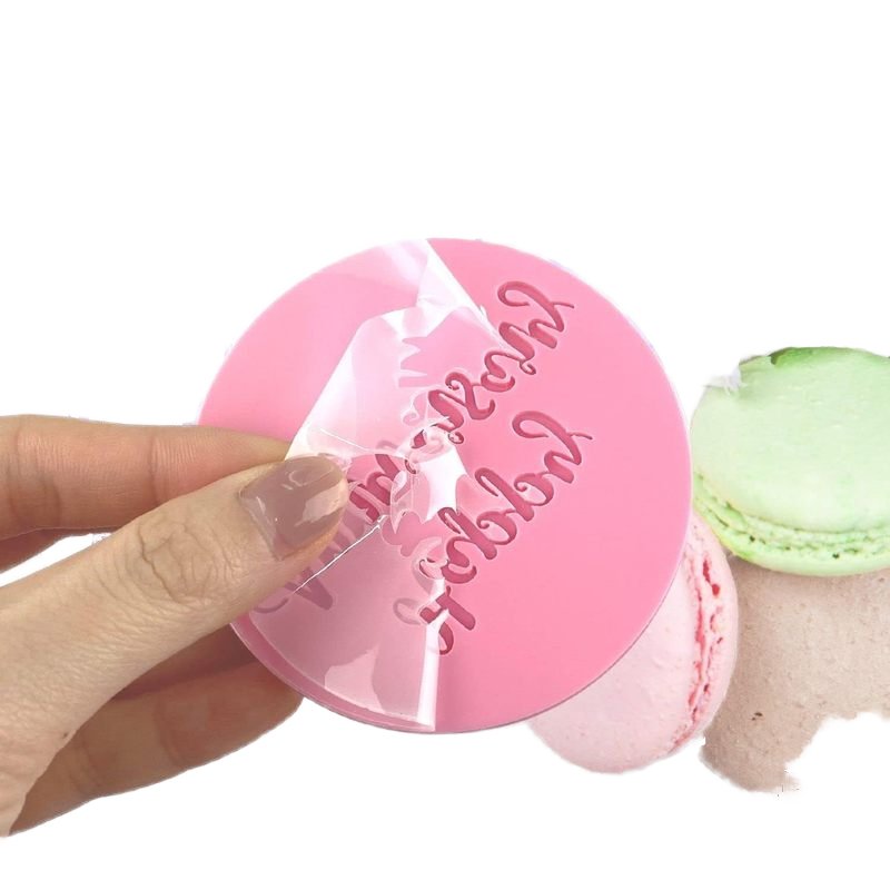 Baking Cookies,Decorating Cake/Sugar Paste/Cupcake Happy Birthday Fondant Embosser 3D Design Cookie Stamp