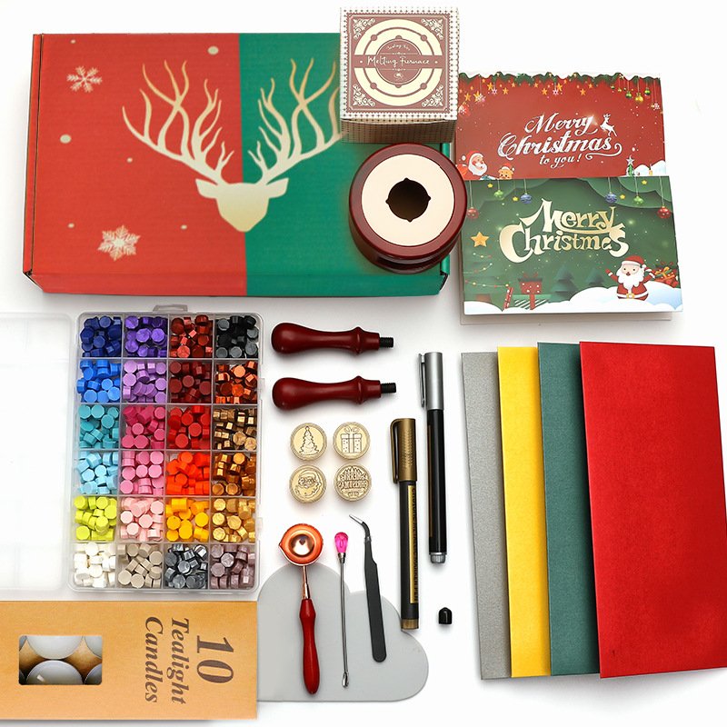 Christmas Series Wax Cover/Solid Brass Stamps Embossed Stamps Wax Beads Metal Head Stamp Manufacturer Wholesale