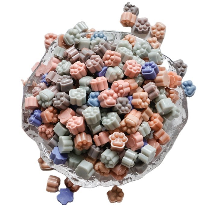 Factory wholesale Assorted Colors Cat paw shape Cute animal shape wax seal Beads 0.5kg/ 1KG