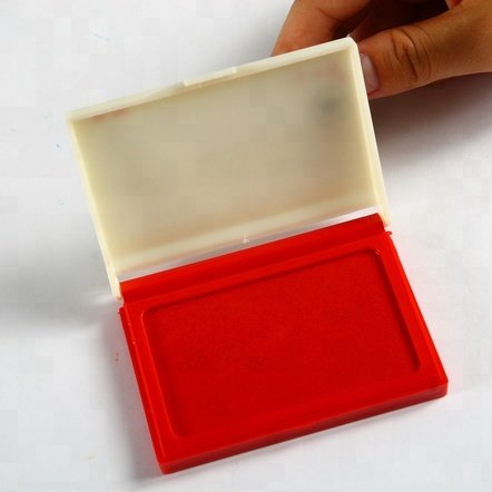 2023 custom stationery office used quick dry ink stamp ink pad for rubber stamp