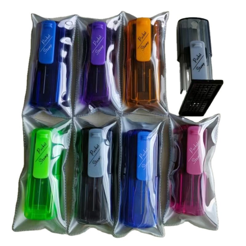 Wholesale Portable New Return pre-inked Stamp Materials USB Multi-color 4718 Pocket Stamp