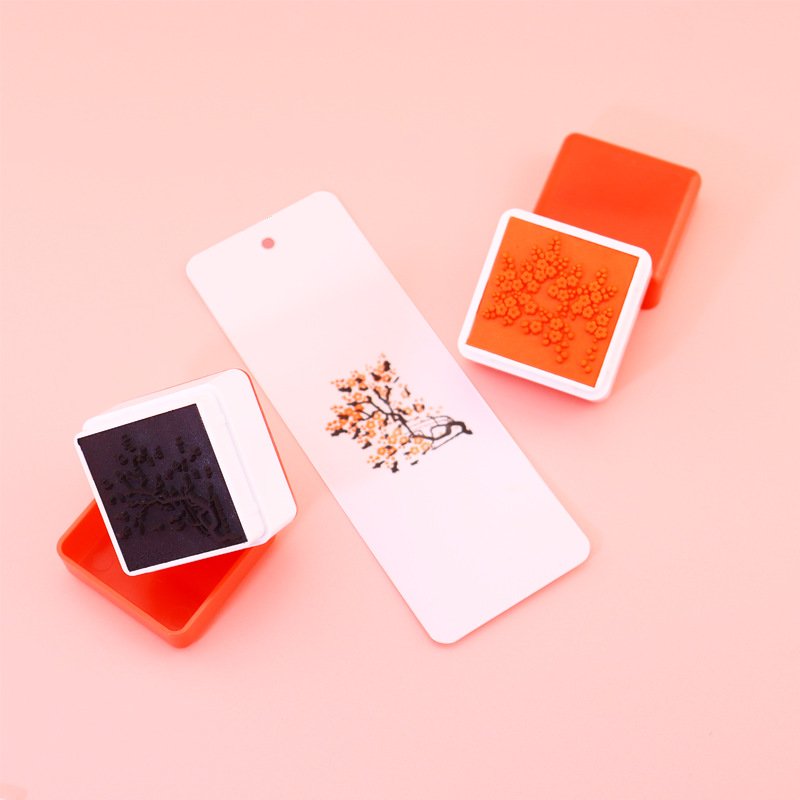 Pastel Ha Flash Stamp Factory Custom Rubber Office Teacher Blank Stamp Handle Rectangle Flash Stamps