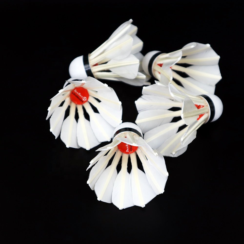 New Technique High Quality Wireless No-Winding Goose Feather Durable Badminton Shuttlecock