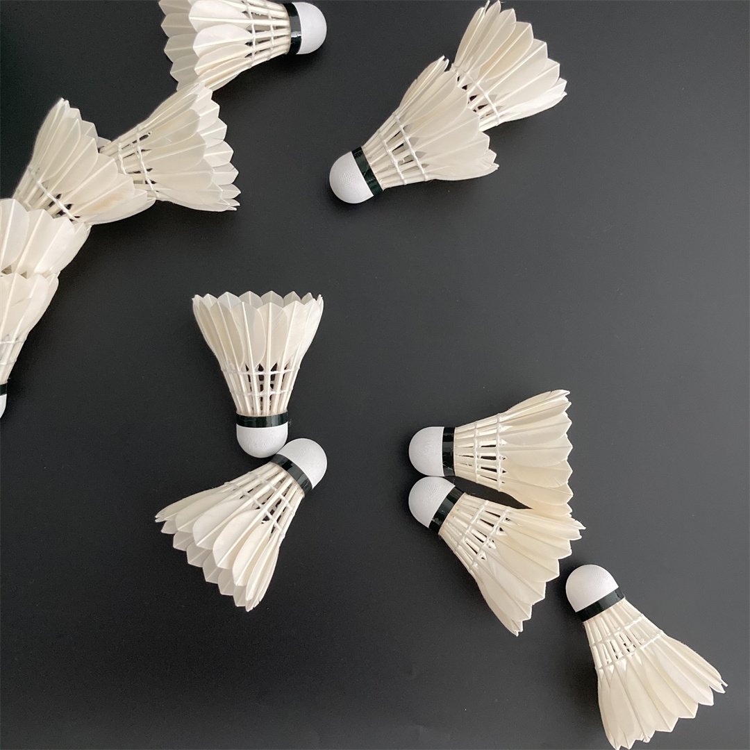 Hot Sale Factory Wholesale Cheap for Training Badminton Ball OEM Available Natural Goose Feather