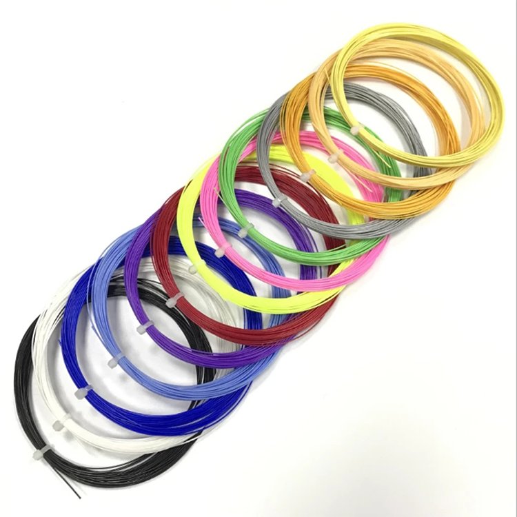 Yiwu Factory Price Badminton Strings 0.7mm Diameter 10/200M Single Package Badminton Sports Training