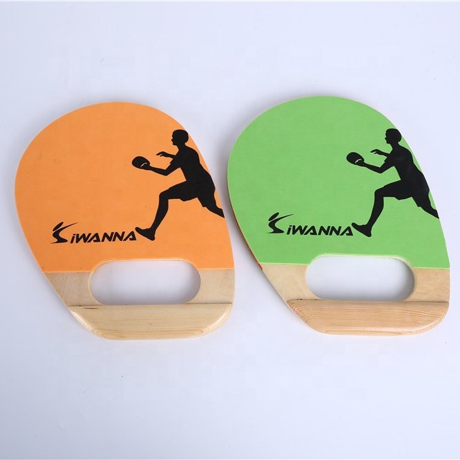PADMINTON Racket Set (Ping Pong + Badminton) Outdoor, Camping, Indoor Sport EVA PAD Natural Wood Ergonomic Handle