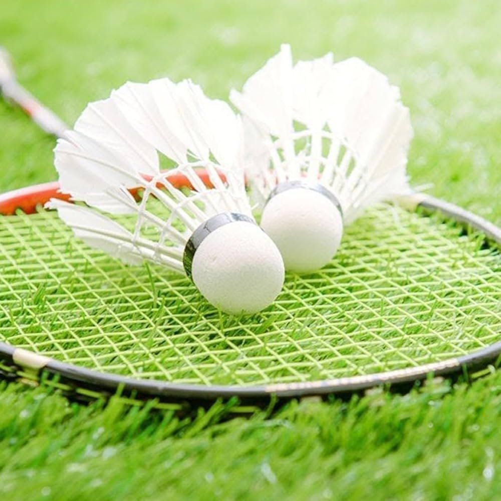 Custom Professional Badminton Sport Ball Best Quality High Stable Goose Feather Sea Head Logo Duck Cork Pcs Custom Colors BWF