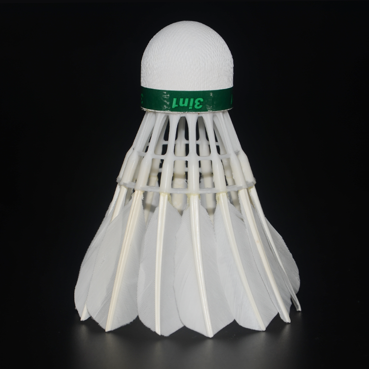 High Quality Greatest Price Pro Petrel Brand Manufacture PU cork class B goose feather Badminton Shuttlecock