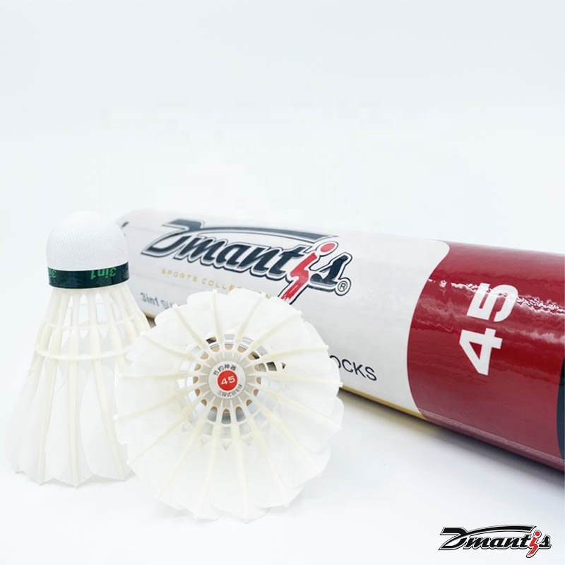 China Manufacturer 3in1 Hybrid Shuttlecock D45 Dmantis Brand Factory Wholesale Badminton Shuttlecock 3in1 Badminton Ball
